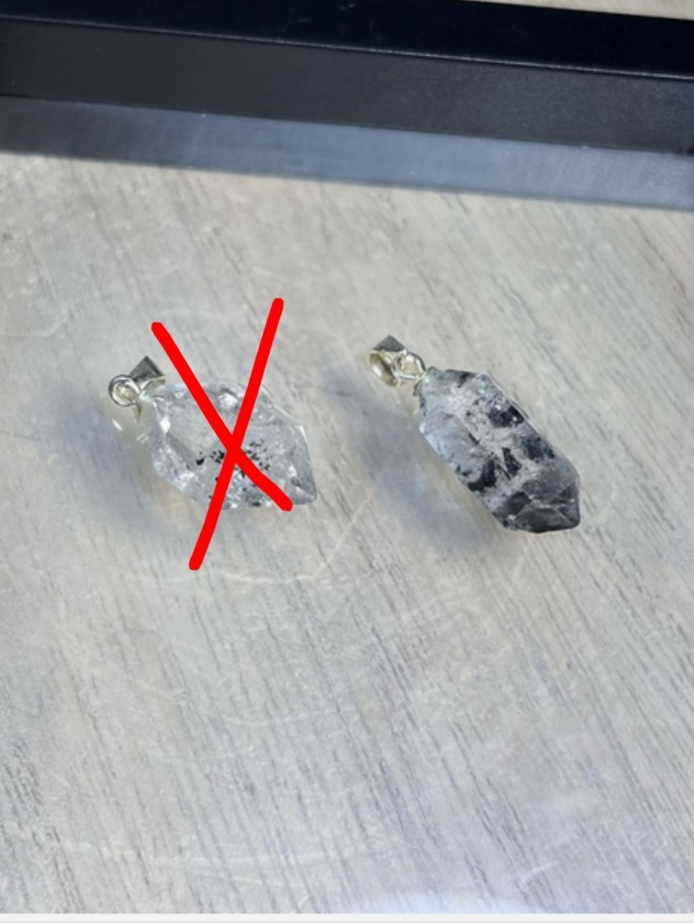 Herkimer Diamond 925 Sterling Pendant - Choice of one